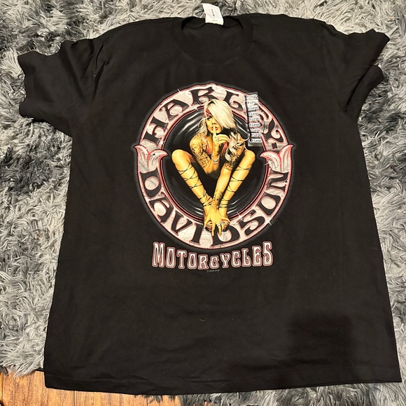 2015 Harley Davidson Motor Cycles Tee Panama City Beach - Picture 4 of 10